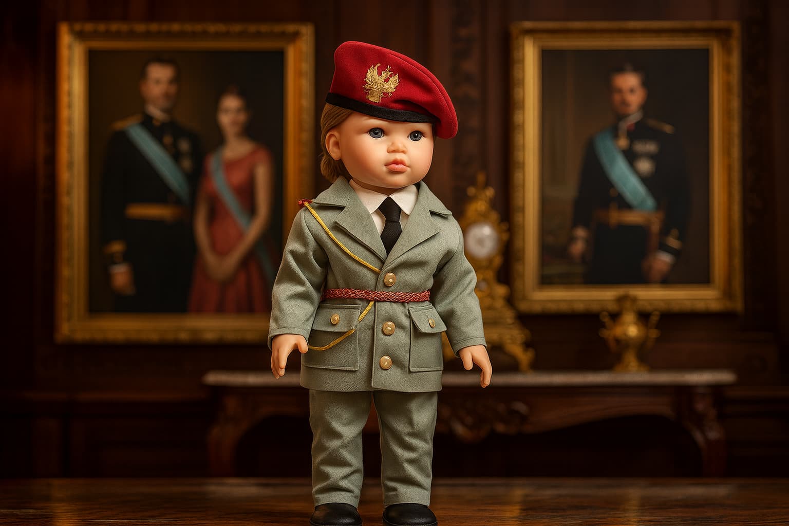 Imagen de la muñeca leonor en la casa real