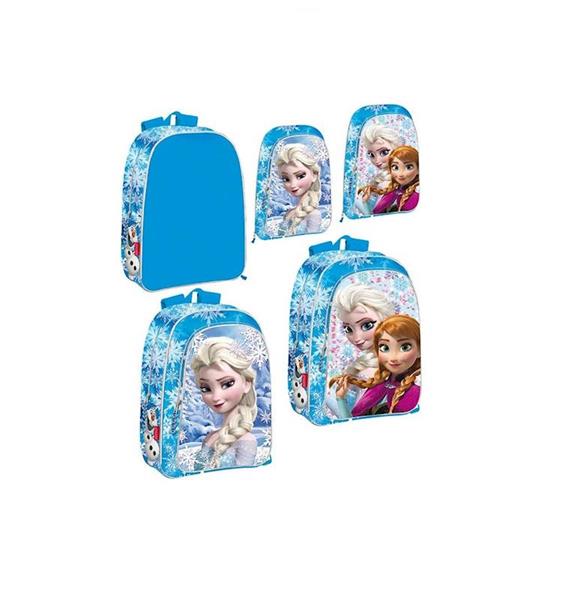 Imagen de Mochila Escolar Frozen Heart bolsillos intercambiables Montichelvo