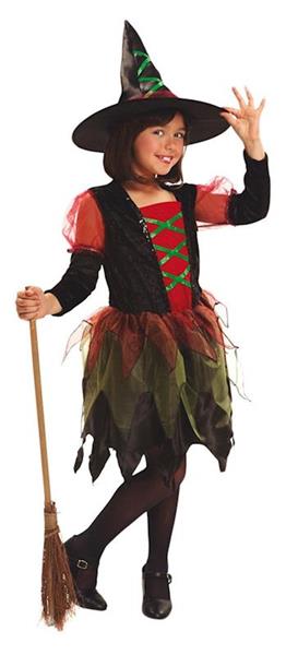 Imagen de Disfraz Infantil Brujita De Colores Talla 5-6 Años Viving Costumes