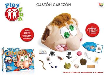 Imagen de Juego Gastón cabezón coge una carta y busca en su cabeza IMC Toys