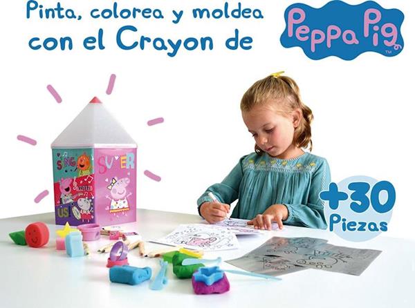 Imagen de Crayón de Actividades Peppa Pig para pintar y dibujar Cife