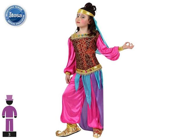 Imagen de Disfraz De Bailarina Árabe Rosa Talla 10-12 Años Atosa