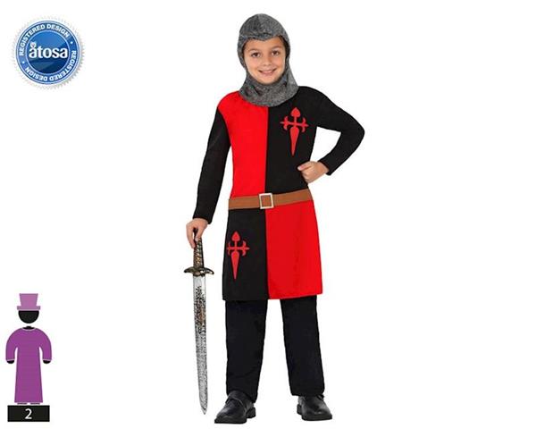 Imagen de Disfraz Infantil Caballero Cruzadas Talla 3-4 años Atosa