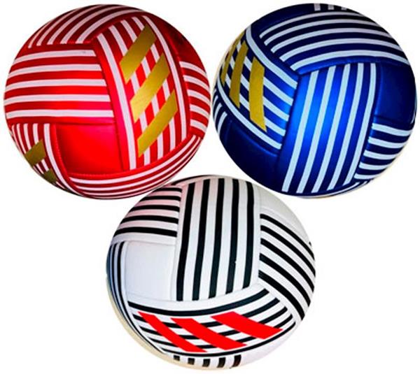 Imagen de Balón Fútbol Reglamento Rayas Talla 5 Toy Mar
