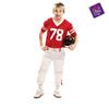 Imagen de Disfraz Infantil Jugador Rugby Rojo Talla 7-9 años Viving Costumes