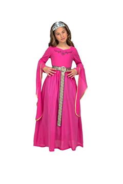 Imagen de Disfraz Infantil Princesa Medieval Rosa Talla 5-6 años Viving Costumes