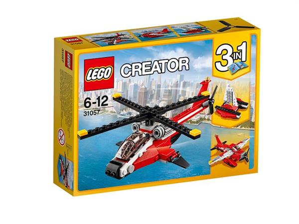 Imagen de Lego Creator helicoptero estrella aerea.