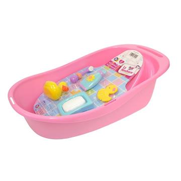 Imagen de Bañera para muñecas con accesorios Jc Toys