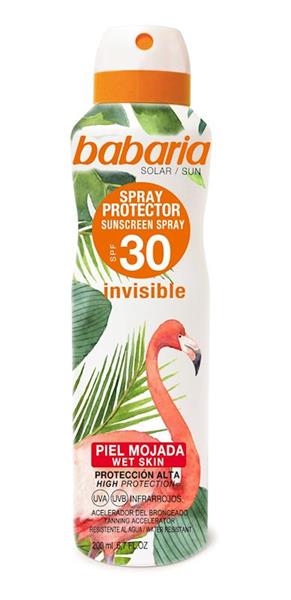 Imagen de Babaria Spray Protector Solar Piel Mojada Tropical F30 200 ML