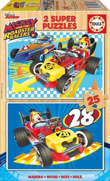 Imagen de Puzzle 2X25 Mickey And The Roadster Racers Educa