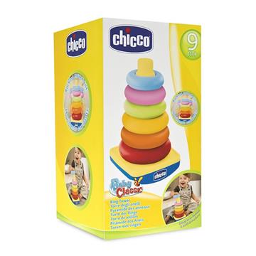 Imagen de Pirámide Encajable Dondolotto 6 Anillos Chicco