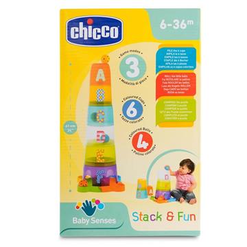 Imagen de Juego Apilable Super Torre Con 6 Cubos Y 4 Bolas Chicco