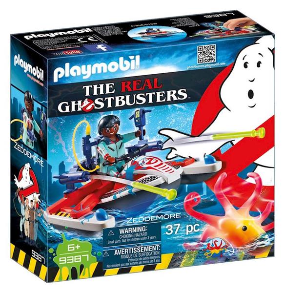 Imagen de Playmobil Ghostbusters Zeddemore con Moto de Agua