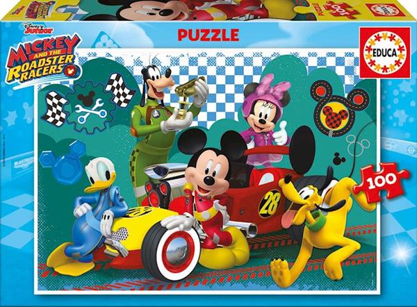 Imagen de Puzzle de 100 piezas Mickey Roadster Racers de Educa