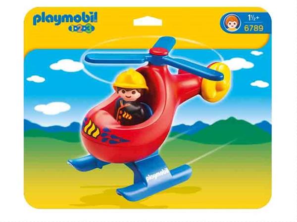 Imagen de Playmobil 1.2.3 Helicóptero de Rescate