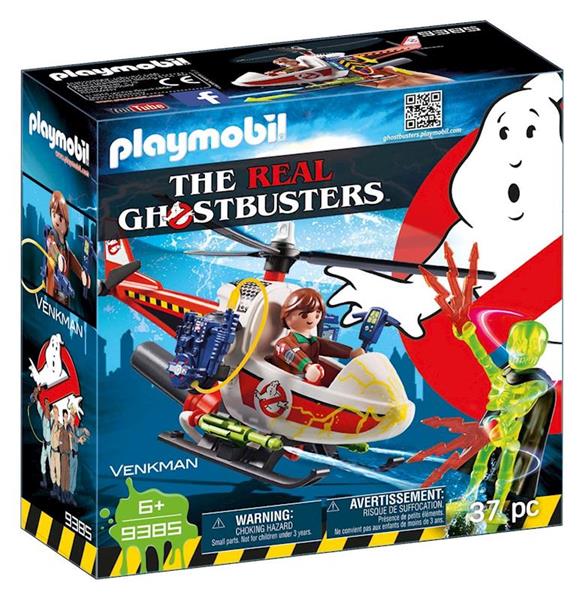 Imagen de Playmobil Ghostbusters Venkman con Helicoptero