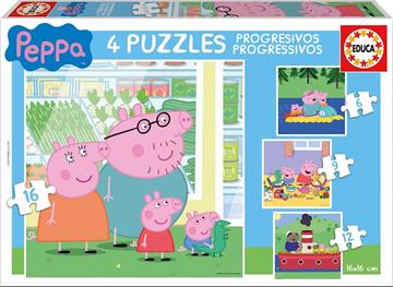 Imagen de Puzzle Progresivo de  Peppa Pig de Educa