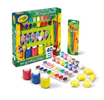 Imagen de Set de Pintura Lavable 40 pzs Crayola