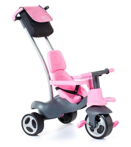 Imagen de Triciclo rosa con palo Molto