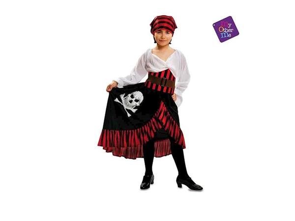 Imagen de Disfraz Infantil Pirata Niña Bandana 3-4 Años niño Viving Costumes