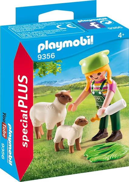 Imagen de Playmobil Special Plus Granjera con Ovejas