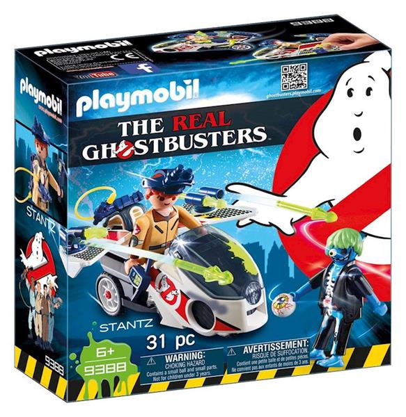 Imagen de Playmobil Ghostbusters Stanz con Moto Voladora