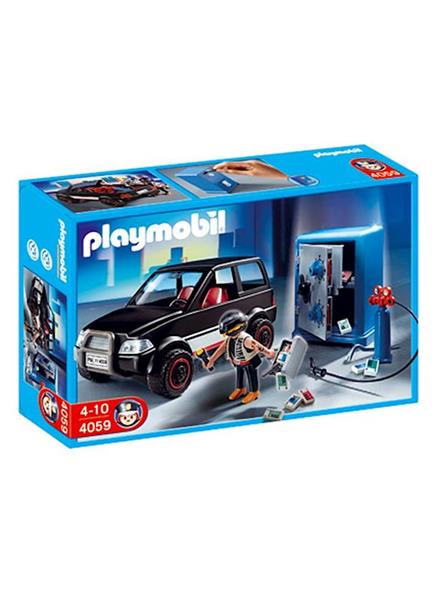 Playmobil Ladrón Caja Fuerte con Coche
