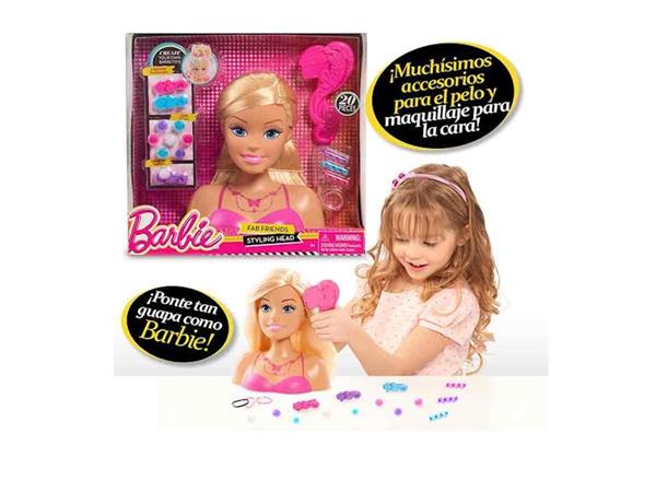 Muñeca Para Peinar y Maquillar Barbie Styling Head Faces