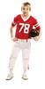 Imagen de Disfraz Infantil Jugador Rugby Rojo Talla 10-12 años Viving Costumes