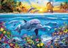 Imagen de Puzzle de 2000 piezas familia de delfines de Educa