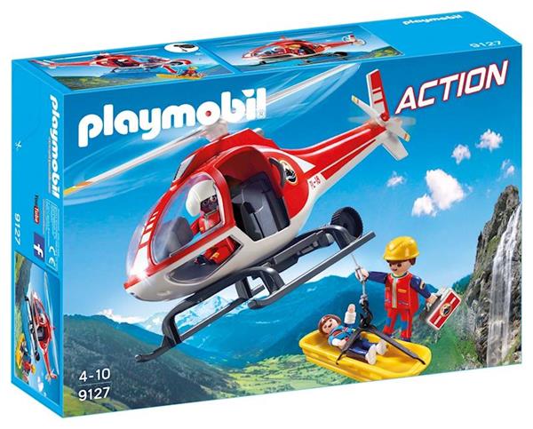Imagen de Playmobil Action Helicóptero de Rescate de Montaña