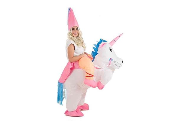 Imagen de Disfraz Hinchable Unicornio Con Princesa Creaciones Llopis