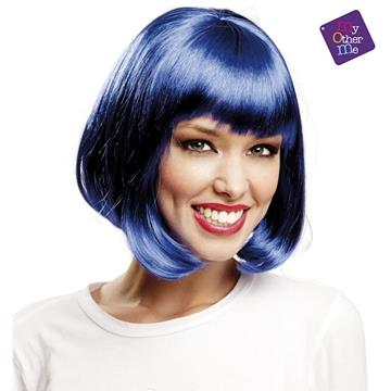 Imagen de Peluca Corta Azul Viving Costumes