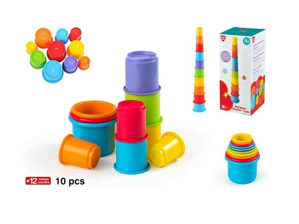 Imagen de Set 10 Botes Encajables Play go Color Baby