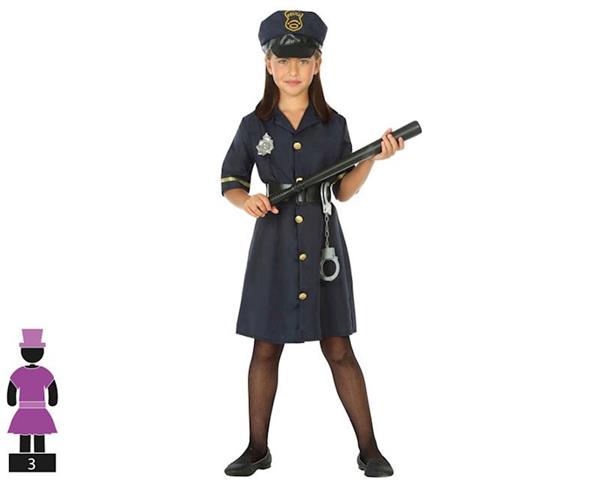 Imagen de Disfraz Niña Policia Talla 3-4 años Atosa