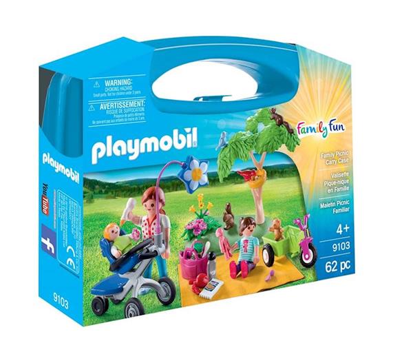 Imagen de Playmobil Family Fun Maletín Grande Picnic Familiar