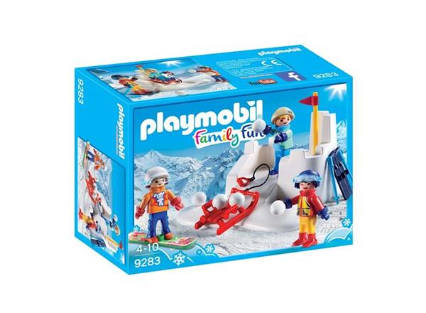 Imagen de Playmobil Family Fun Lucha de Bolas de Nieve