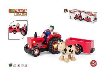 Imagen de Tractor Madera Color Baby