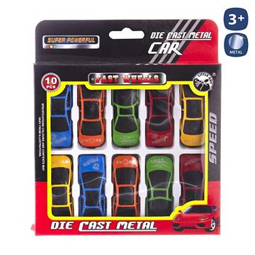 Imagen de Coche Metal Deportivo Rueda Libre 10 Unds Juinsa