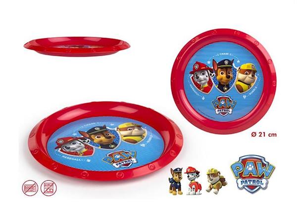 Imagen de Plato Plástico Paw Patrol Color Baby