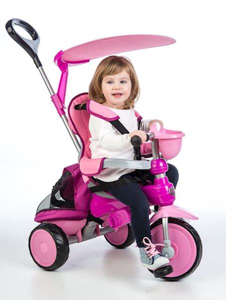 Imagen de Triciclo rosa ranger con bolso y capota Ociotrends