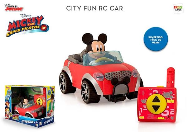 Imagen de Coche radio control car Mickey a pilas Imc Toys