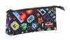 Imagen de Estuche triple Blackfit8 Bit Safta