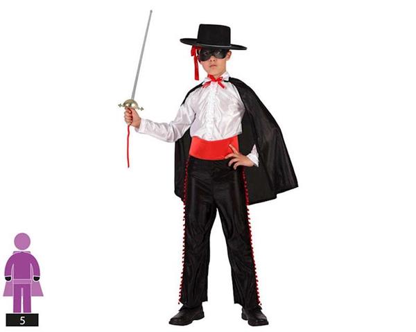 Imagen de Disfraz Infantil Zorro Camisa Blanca Talla 10-12 Años Atosa