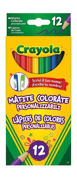 Imagen de 12 Lápices de Colores Personalizables Crayola