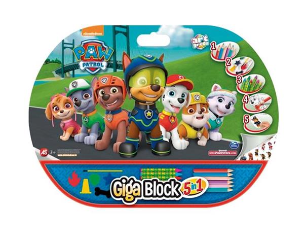 Giga Block 4 en 1 Patrulla Canina - Cefa Toys