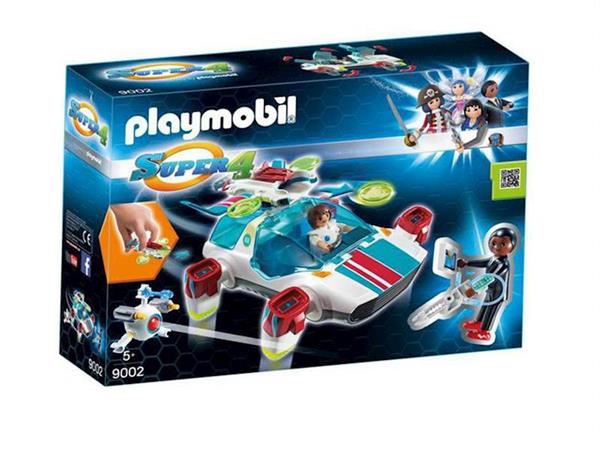 Imagen de Playmobil Super 4 Fulgurix con Agente Gene