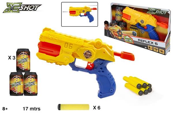 Imagen de X-Shot Set Reflex Revolver TK-6 Color Baby