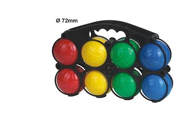 Imagen de Petanca 8 Bolas 72 Mm Maletín Eurojuguetes