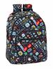 Imagen de Mochila Escolar Blackfit8 Bit Safta